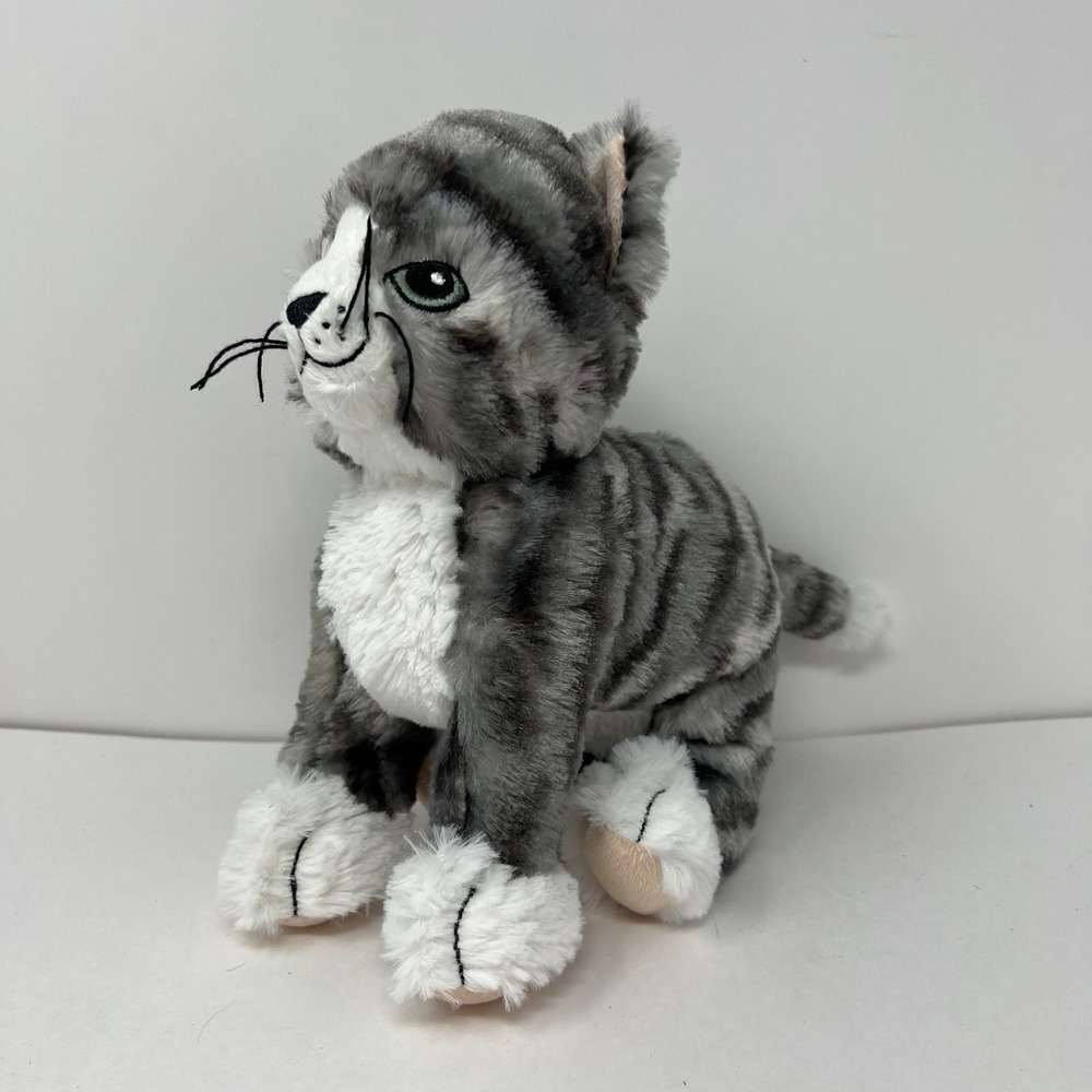 IKEA Cat Plush Lilleplutt Gray Striped Kitten Kitty Stuffed Animal Soft Toy Gift - Picture 5 of 14